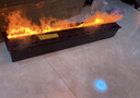 烨斯特3d智能雾化壁炉嵌入式电子壁炉欧式装饰电视柜背景仿真火焰加湿器 雾凇烁晶全不锈钢AI声控1200mm 实拍图