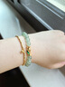 潮宏基 高光金5G黄金手链女足金手饰爆闪蹦迪珠铃铛送女友生日礼物 计价 4.35g 链长约16-17cm 实拍图