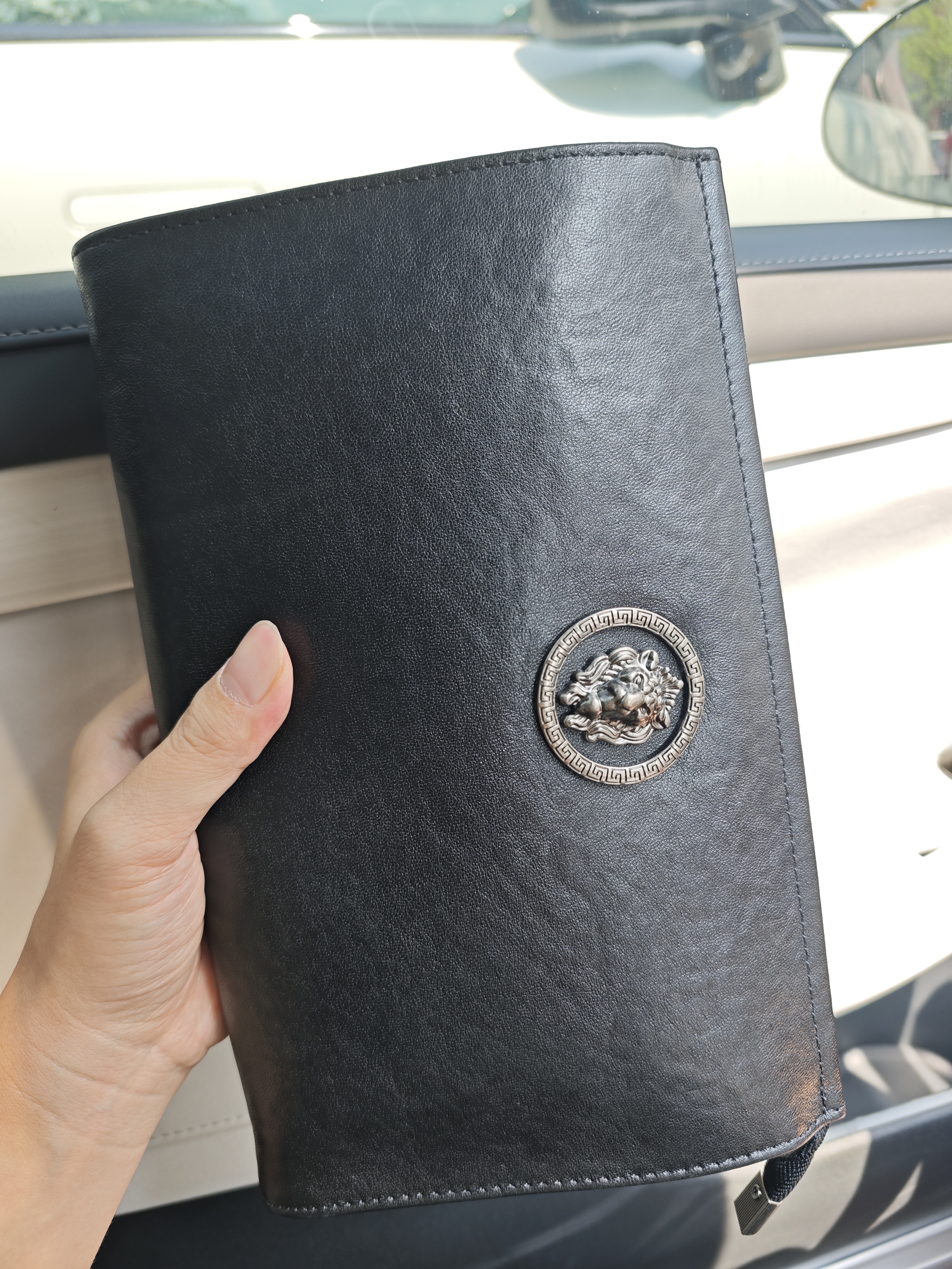 Cohnim kevin奢侈品头层牛皮男士手包单肩斜挎手拿拉链男包手抓钱包送男友礼物 c247黑色【时尚商务】 实拍图