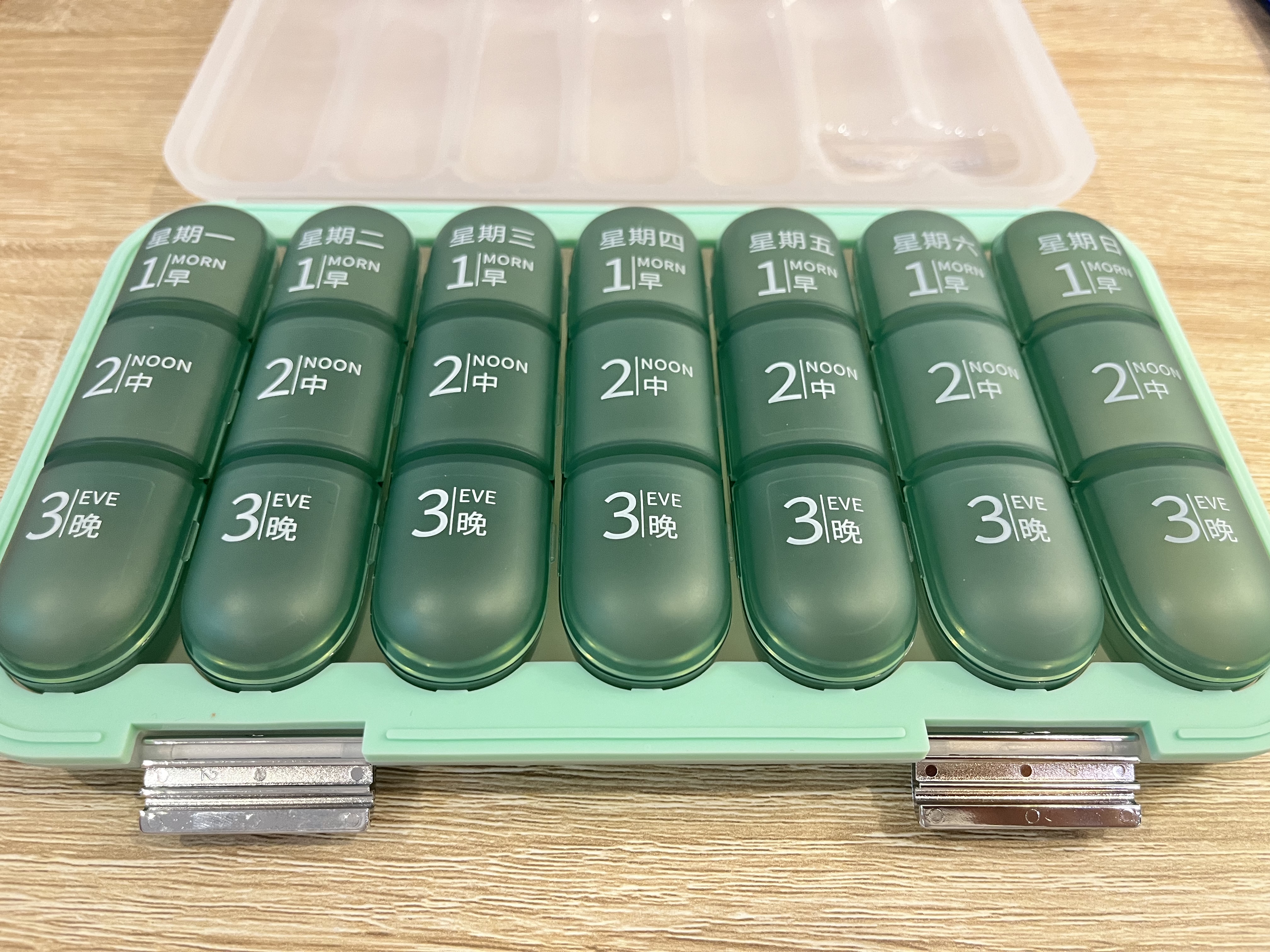 Daisy Leaf 一周21格七天药盒分装盒早中晚一天三次一星期大容量药品收纳盒 实拍图