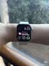 Apple/苹果 Watch S11 智能手表GPS款46毫米银色铝金属表壳雾紫色运动型表带S/M MEVW4CH/B 实拍图