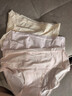 有棵树【首穿免洗】A类婴儿棉女士内裤女10A抗菌蚕丝裆无痕透气三角短裤 实拍图