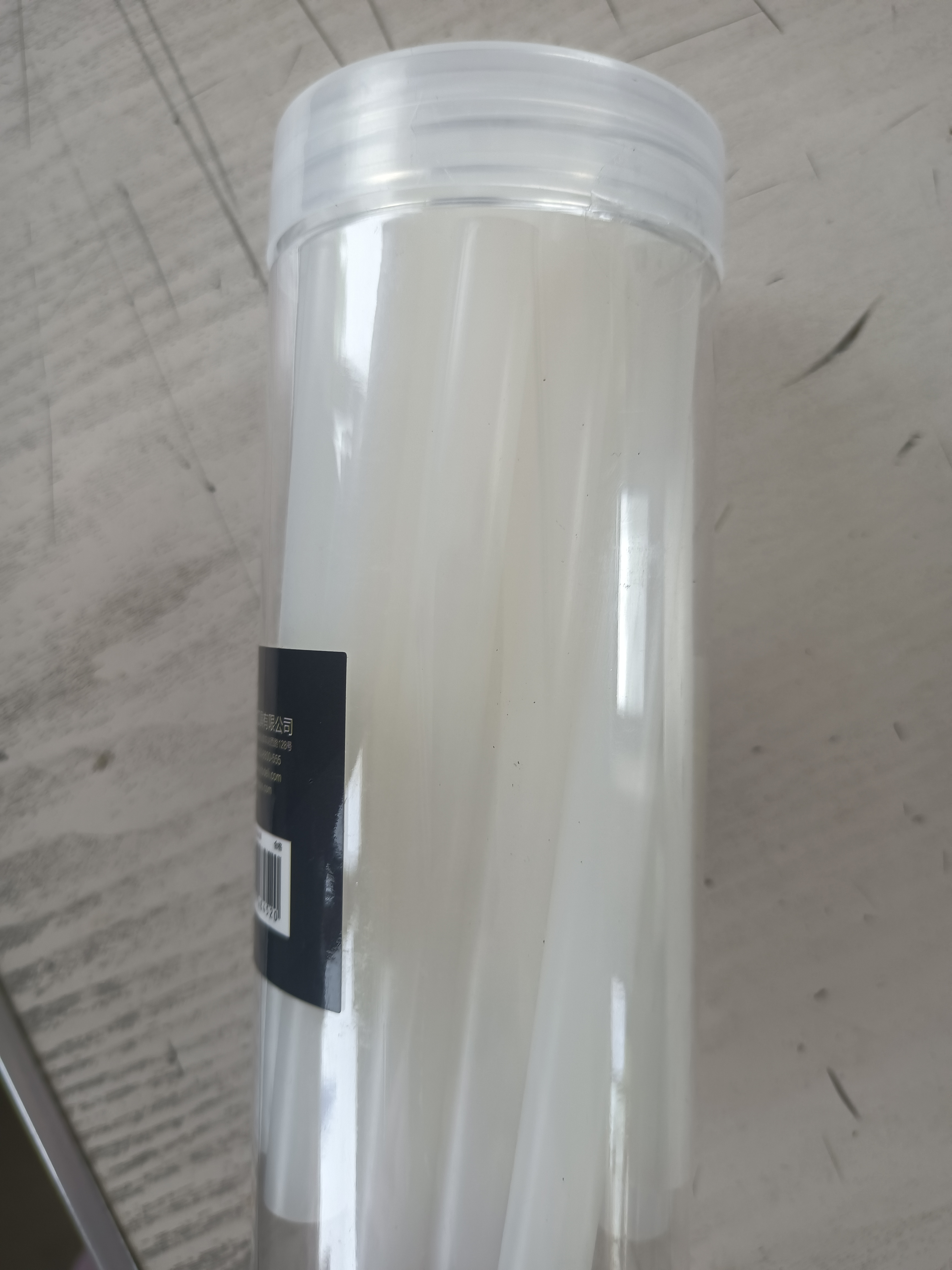 得力（deli）高粘性零甲醛热熔胶棒高粘性热熔胶枪胶条家用21支桶装 11*140mm 实拍图