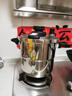 苏泊尔（SUPOR）防爆高压锅燃气灶电磁炉两用 304不锈钢压力锅家用双耳悦旋带蒸格 100kPA快压 22cm 7.2L 实拍图