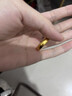 【捡漏】正品24黄金色光面戒指男女款招财素圈沙金戒指情侣款送礼 光面金色戒指 实拍图