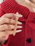 中国黄金（CHINA GOLD）白水晶手链女2026新款转运珠金手串结婚纪念日礼物送老婆女友生日 实拍图