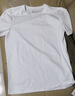 MARKLESS【安心品质】纯棉亲肤T恤男士纯色短袖打底衫5630 云峰白 2XL 实拍图