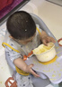 COOKSS婴儿蛋花辅食碗新生儿喂水喂奶训练吃饭硅胶吸盘碗宝宝餐盘 实拍图