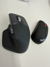 罗技（Logitech）大师系列 MX Master 3S 菁英版 无线蓝牙鼠标  办公静音鼠标 人体工学 石墨黑 无线接收器需另购买 实拍图