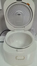 美的（Midea）小碧玉电饭煲2-3人3升0氟陶瓷白玉内胆家用电煮锅煲汤煮粥智能预约多功能一锅多用微压电饭锅RE360 实拍图