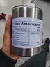 拜杰304不锈钢咖啡杯杯子双层冰霸杯保冷保温马克杯水杯带吸管400ML 实拍图