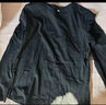 真维斯（Jeanswest）长袖t恤女秋季基础款纯棉舒适宽松修身上衣内搭打底衫黑色M 实拍图