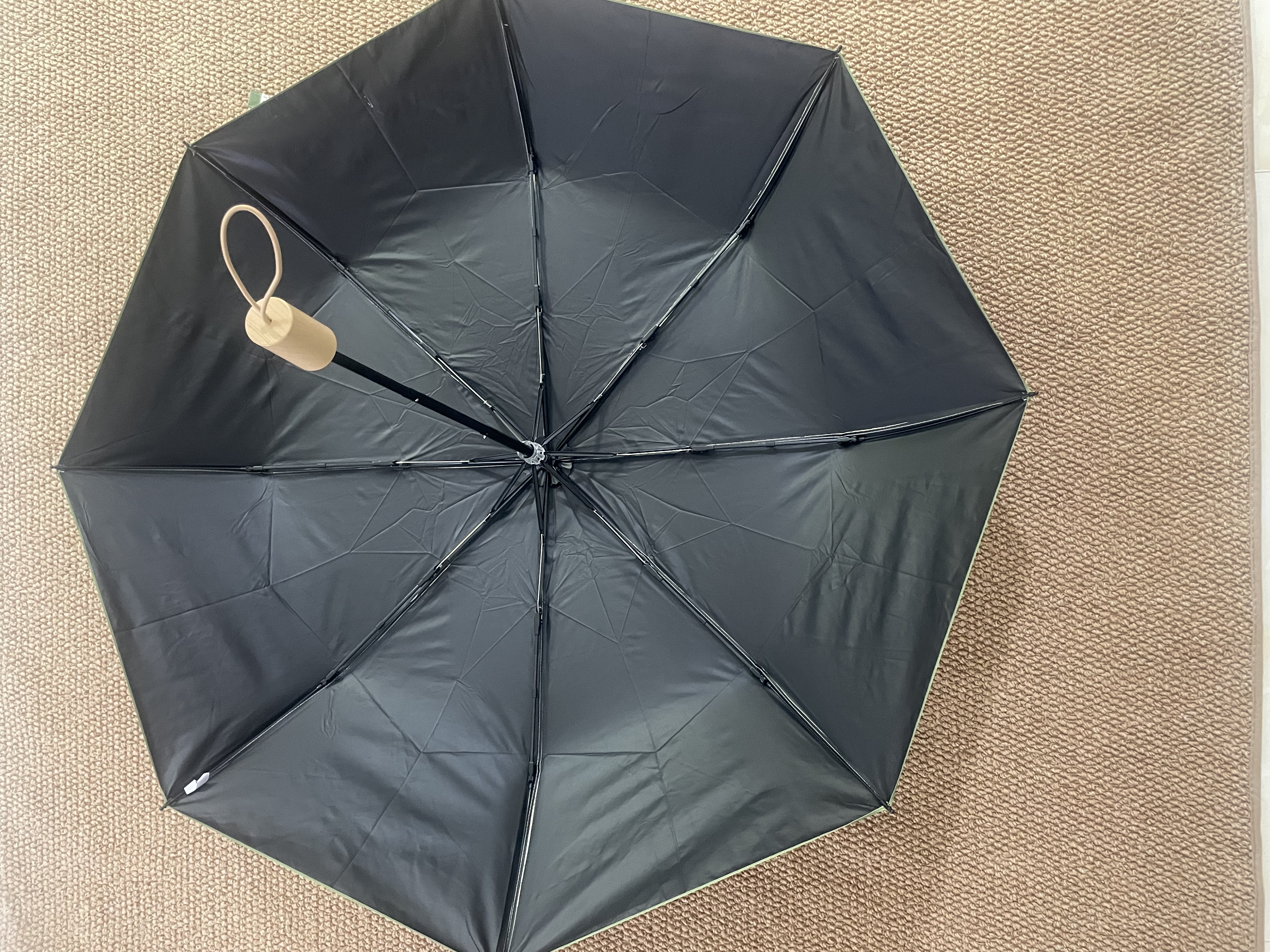 繁夏小清新碎花雨伞女晴雨两用小巧便携防晒防紫外线太阳伞黑胶遮阳伞复古田园 实拍图