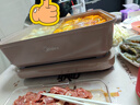 美的（Midea）电火锅鸳鸯锅电煮锅火锅专用锅多功能锅料理烤肉锅分体式多功能一体电锅0氟钛陶HGS352866S 实拍图