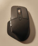 罗技（Logitech）大师系列 MX Master 3S 无线蓝牙鼠标 人体工学 办公 静音鼠标 高端 石墨黑 带无线接收器 实拍图