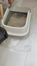 汪野君猫砂盆顶入半封闭猫厕防外溅幼猫成猫猫屎盆猫沙盆带猫砂铲中号 实拍图