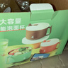 美厨（MAXCOOK）304不锈钢泡面碗 学生饭盒餐杯泡面杯1500ML 蓝灰色MCWA8297 实拍图