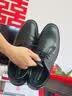 回力官方增高皮鞋男2026春秋季新款正装鞋商务男鞋 黑色(2936)  42 实拍图