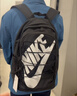 耐克（NIKE）男女双肩包背包 大容量旅行包电脑书包休闲包DV1296-010 黑白 实拍图