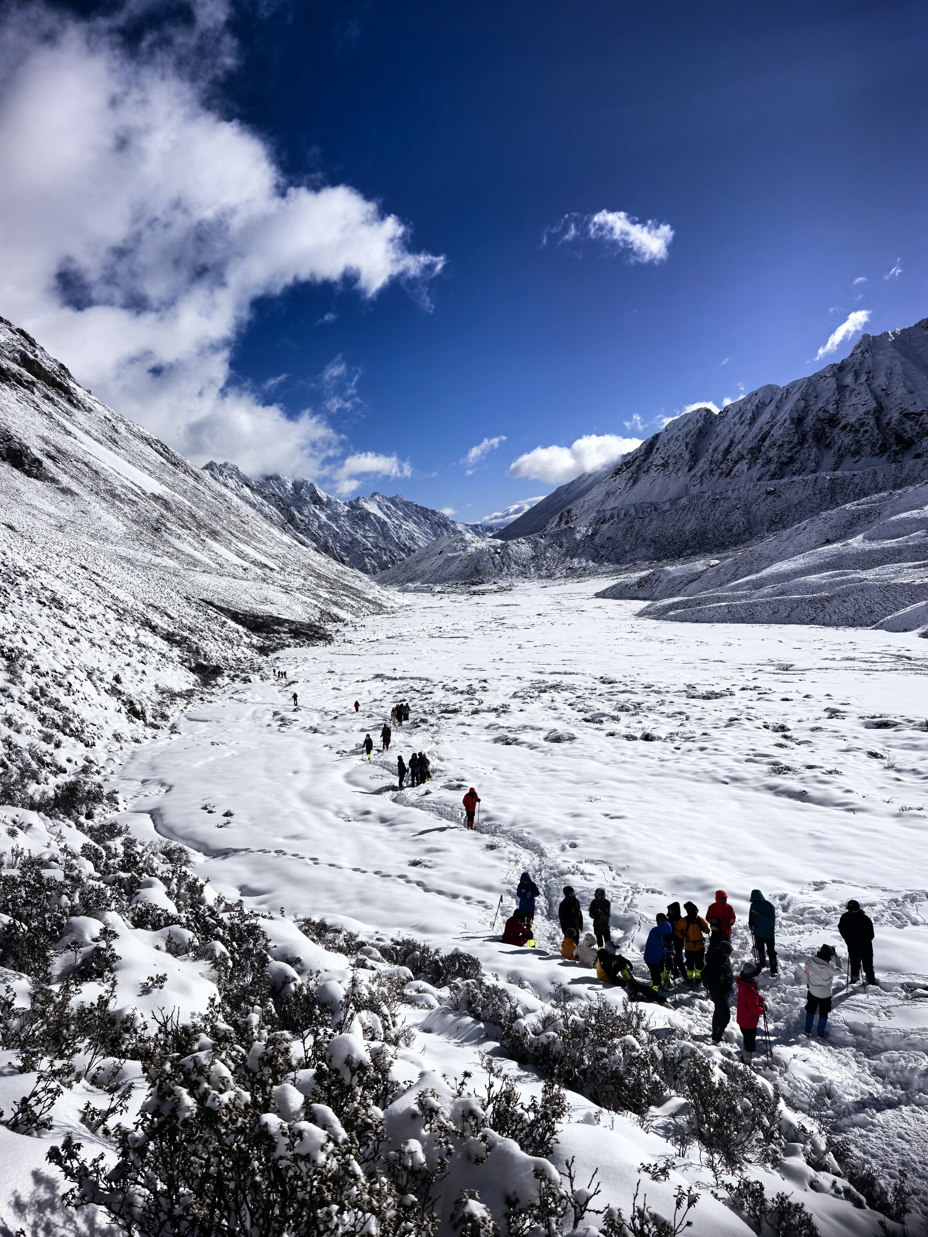 橙央登山徒步户外防雪鞋套防水沙漠防沙鞋套男女防脏防刮护腿套 黑色 实拍图