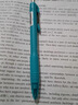 斑马牌（ZEBRA）【热门商品】按动中性笔0.5mm真好系列学生刷题笔记写字笔办公用签字笔C-JJ3蓝绿杆黒芯单支装 实拍图