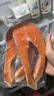 禧美海产冷冻智利三文鱼排净重400g(银鲑鱼排)带皮切段2-3块装 烧烤 海鲜 实拍图