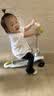 babycare儿童滑板车2-6岁二合一折叠童车重力转向宝宝可坐生日礼物 辛德白 实拍图