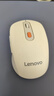 联想（Lenovo）无线蓝牙双模鼠标 便携办公鼠标 人体工程学设计 适用台式机一体机笔记本平板Howard Mouse 2022白 实拍图