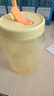 特百惠（Tupperware）吸吸罐550ml女生学生密封带吸管水杯子夏季自制饮品奶昔 奶黄色 实拍图