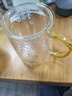 雅集茶具耐热玻璃过滤加厚茶杯玻璃水杯锤纹玻璃杯茶水分离杯泡茶杯子 实拍图