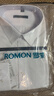 罗蒙（ROMON）纯色商务职业正装男士白衬衫工装外套长袖衬衣男CS108白色2XL 实拍图