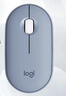 罗技（Logitech）PEBBLE 2.0 无线蓝牙鼠标 静音鼠标 办公鹅卵石便携 升级Pebble2代 蓝色 实拍图