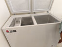 志高（CHIGO）家用冰柜双温小型商用双箱冷柜冷藏冷冻柜 保鲜双门两用卧式冰箱一级能效 【一级能效 省电款】双温冰柜 306L 实拍图