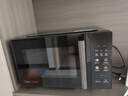 美的（Midea）【价保618】微碳微波炉烤箱一体机900w微波1000w烧烤平板光波速热23L容量变频臻彩荧幕 （C32） 实拍图