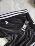 阿迪达斯（adidas）长裤男女春季宽松透气直筒裤跑步运动防风休闲裤  黑白 M 实拍图