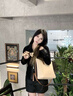 viney托特包包女包大容量斜挎包牛皮单肩包生日礼物高级感送女友老婆 【米色】高档轻奢品牌手提包 实拍图