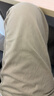 罗蒙（ROMON）休闲裤男纯棉直筒春夏季宽松阔腿裤子男潮流百搭男款 卡其色 2XL 晒单实拍图
