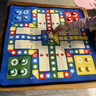 得力（deli）飞行棋地毯儿童玩具小学生棋类益智家庭亲子互动露营 60*60cm 实拍图