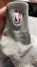NBA袜子男士运动袜夏季抗菌防臭消臭吸汗无骨棉袜跑步中筒袜3双 实拍图