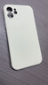 英悦 适用苹果12手机壳iPhone12Pro Max液态硅胶新款镜头全包超薄防摔女男软壳精致高级感保护套IP十二 苹果12【古董白】液态硅胶·内里植绒·贈钢化膜 实拍图