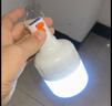 曼戈途夜市摆摊地摊户外LED充电灯泡应急家用工地照明超亮帐篷挂露营灯 6%选M15高亮300000W电显9-25时 实拍图