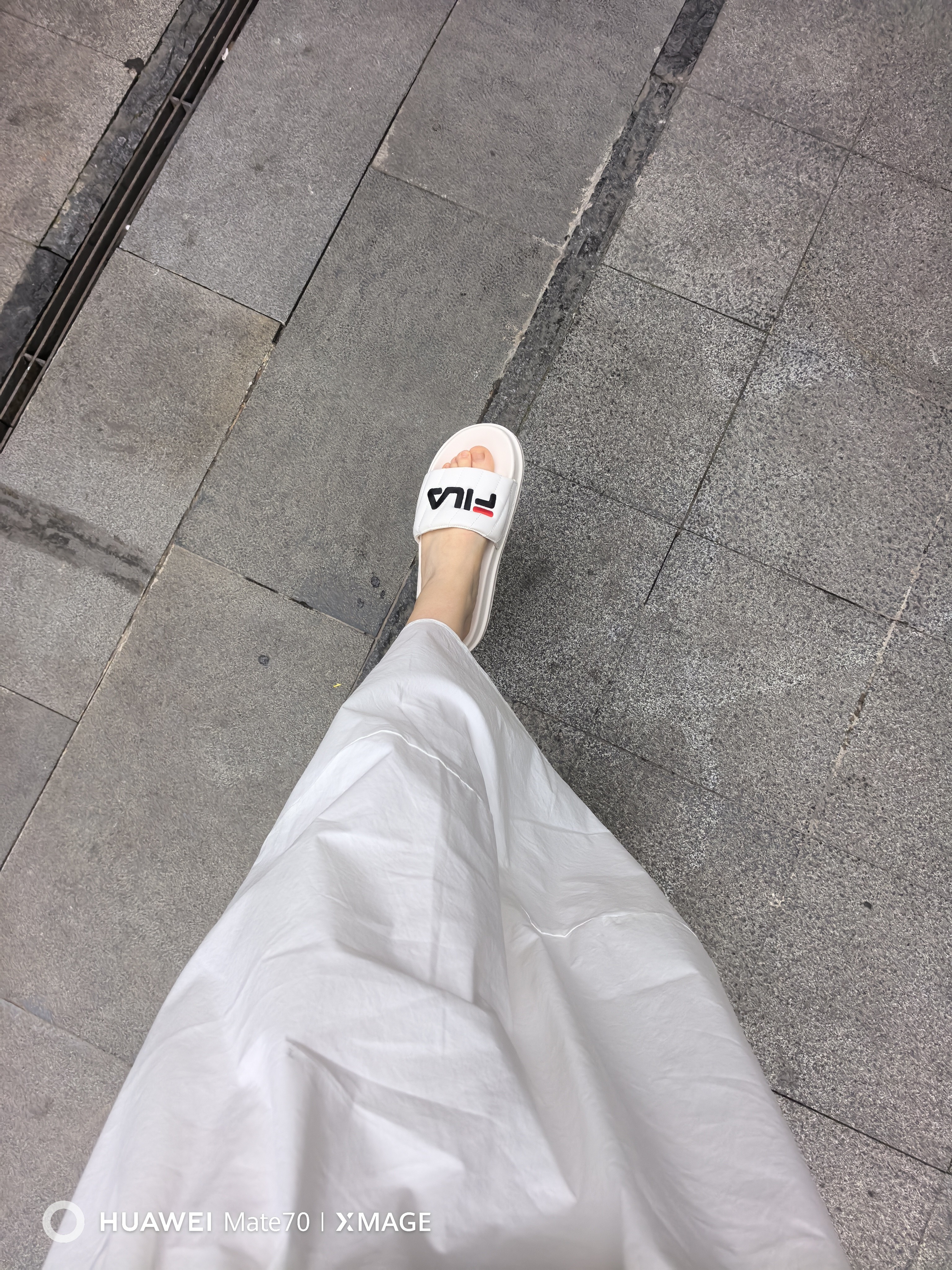 斐乐（FILA）女鞋运动拖鞋厚底凉拖沙滩鞋漂流船 奶白-GD 36.5 实拍图