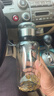 【送杯套】大容量加厚玻璃杯子便携杯茶水分离带杯套泡茶水杯 透明 1000ml吨吨桶 1只装 实拍图