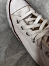 匡威（Converse）All Star夏季经典帆布男女高帮休闲运动小白鞋101009 101009/白色 37.5 实拍图