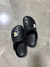 卡骆驰（CROCS）檀健次同款经典洞洞鞋轻便百搭女沙滩鞋包头拖鞋男鞋|10001 黑色-001(含智必星) 36 /37(220mm) 实拍图