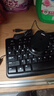 罗技（Logitech）MK120 键鼠套装 有线键鼠套装 办公键鼠套装 电脑键盘 USB即插即用 全尺寸 黑色 实拍图