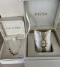 飞亚达（FIYTA）“小金表”经典深棕竹节款女表配好柿连连手链 生日节日礼物 实拍图