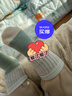 尼多熊儿童袜子秋冬中长筒袜子加厚长筒新生儿透气宝宝堆堆袜子儿童 实拍图