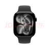 Apple/苹果 Watch S11 智能手表GPS+蜂窝款46毫米亮黑色铝金属表壳黑色运动型表带S/M MFD94CH/B 实拍图