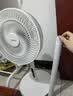 美的（Midea）【超级单品】七叶轻音立式电风扇家用柔风落地扇台式桌面小型风扇大风量节能摇头宿舍电扇 SAF30AB 实拍图